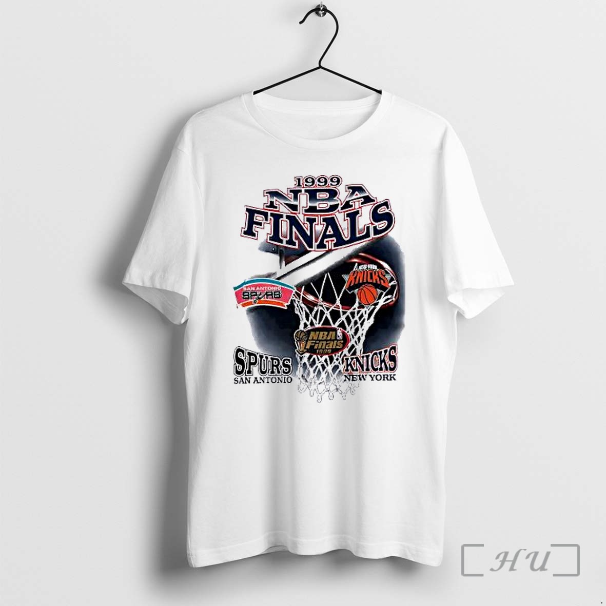Officials San Antonio Spurs Vs New York Knicks 1999 Nba Finals Vintage Premium T Shirts Sweater Hoodie