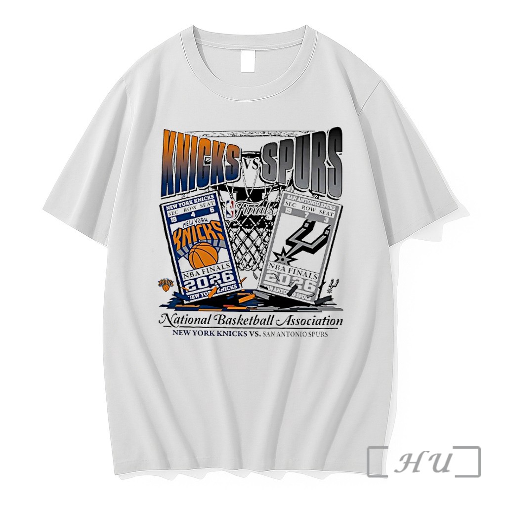 Officials San Antonio Spurs Vs New York Knicks 2026 Nba Finals Matchup Premium T Shirts Sweater Hoodie