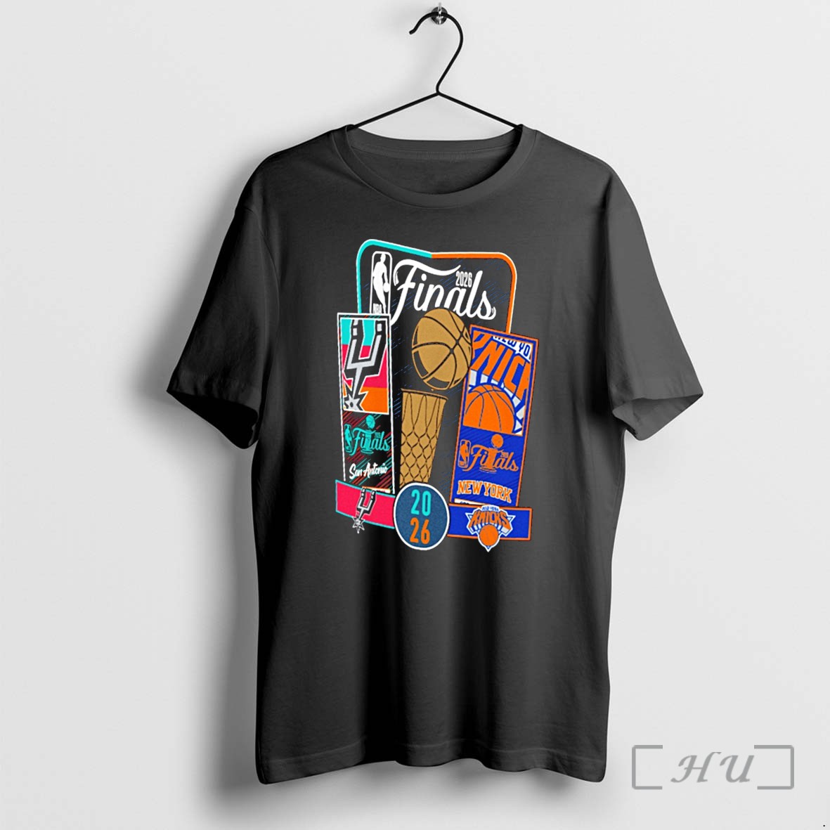 Officials San Antonio Spurs Vs New York Knicks 2026 Nba Finals Ticket Matchup Tee Premium T Shirts Sweater Hoodie