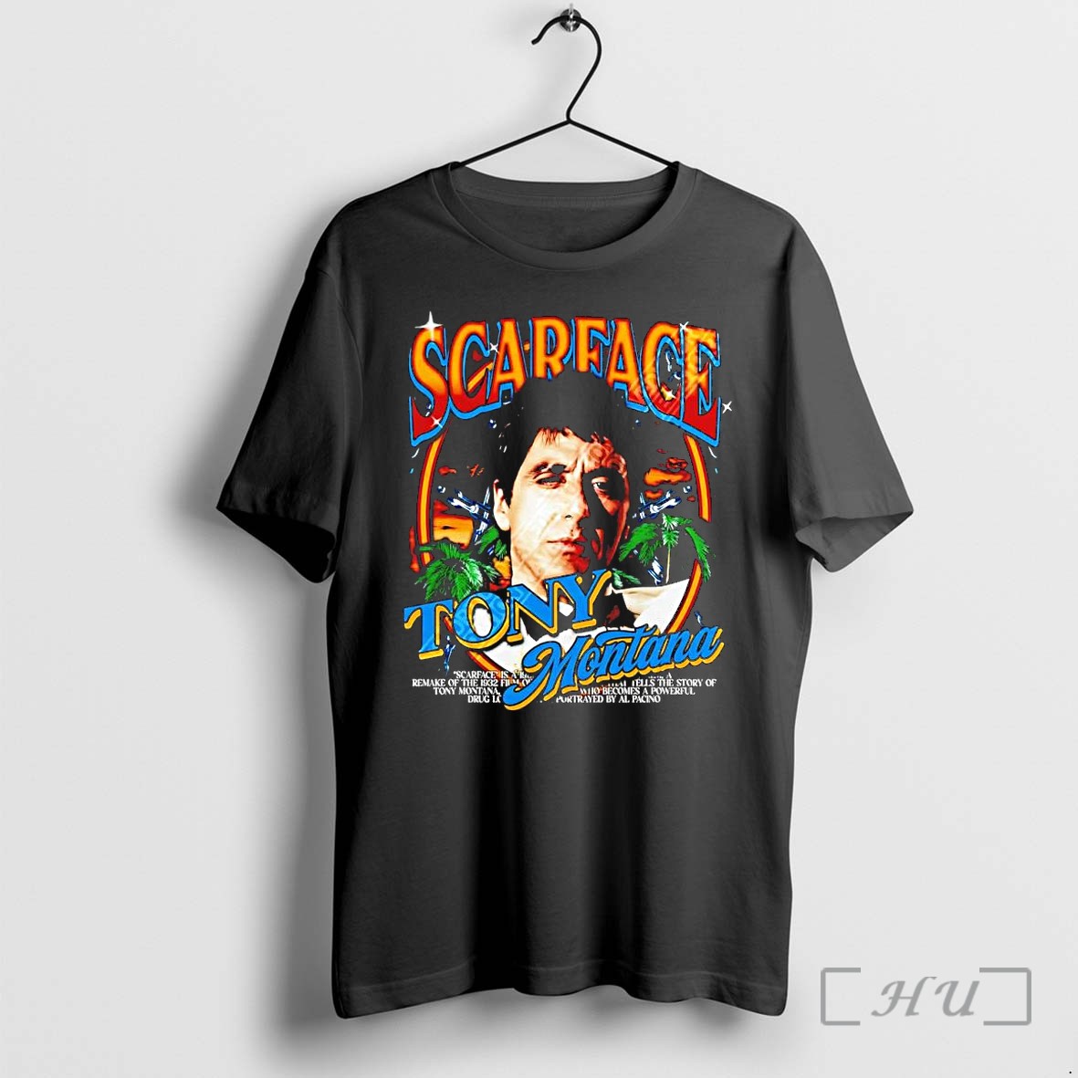 Officials Scarface Tony Montana Is A 1983 Remake Of The 1932 Film Premium T Shirts Sweater Hoodie