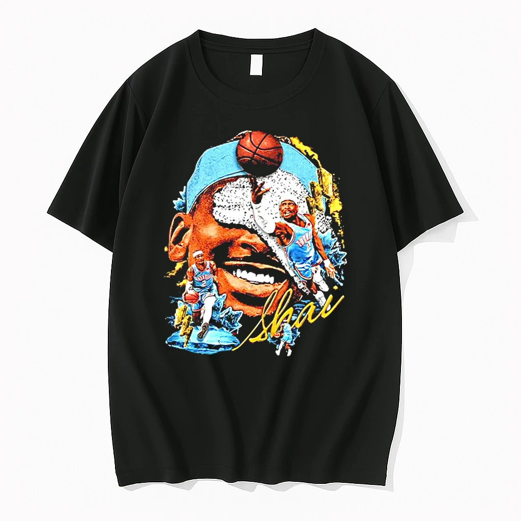 Officials Shai Gilgeous Alexander Oklahoma City Thunder Basketball Player Graphic Tee Premium T Shirt Sweatshirt Hoodie