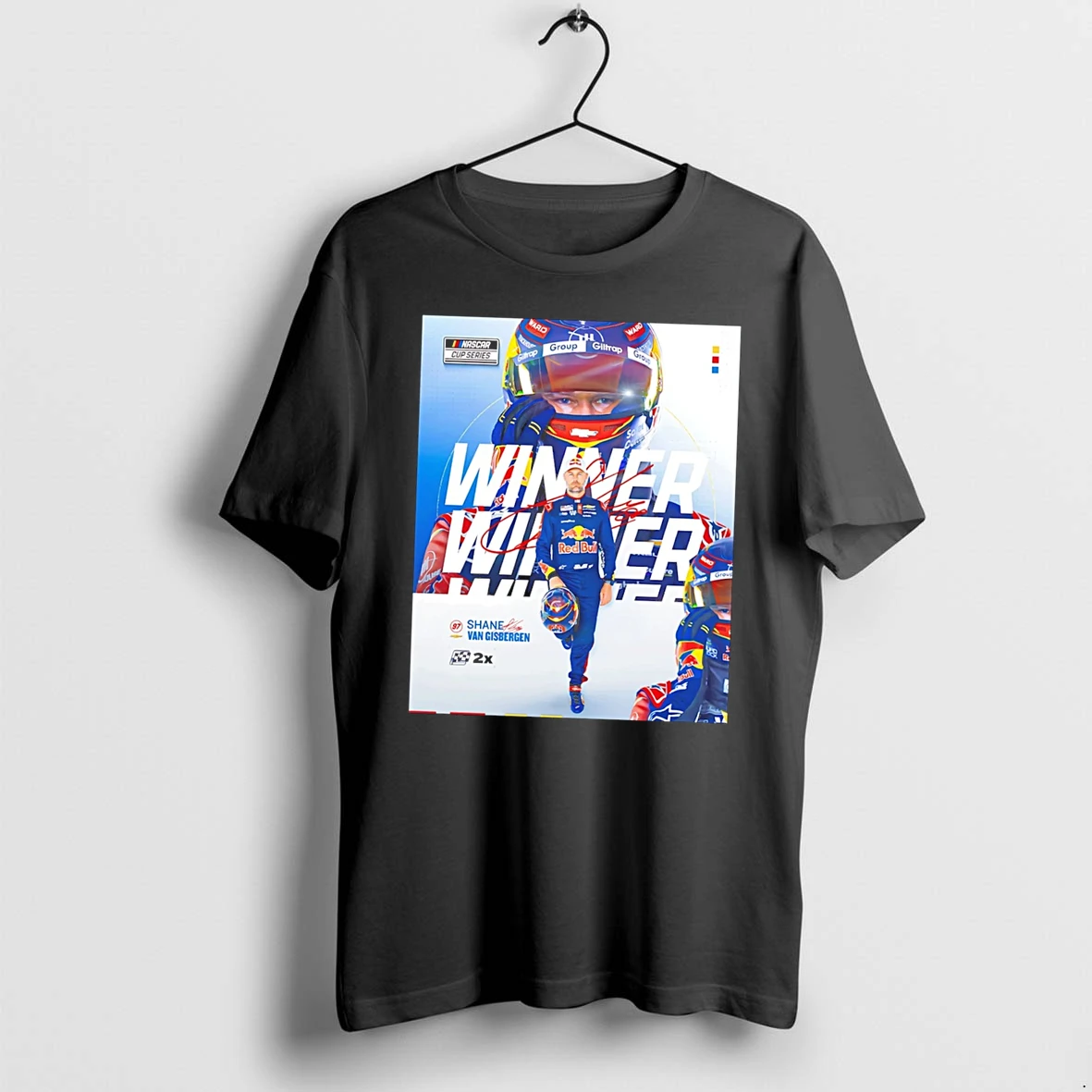 Officials Shane Van Gisbergen Second Victory In The Nascar Cup Series Tee Premium T Shirt Sweatshirt Hoodie