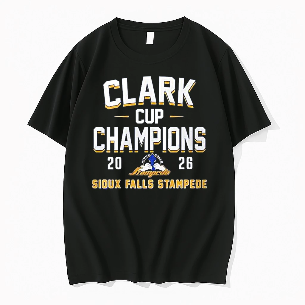 Officials Sioux Falls Stampede Ushl Champions 2026 Hockey 1 Premium T Shirt Sweatshirt Hoodie
