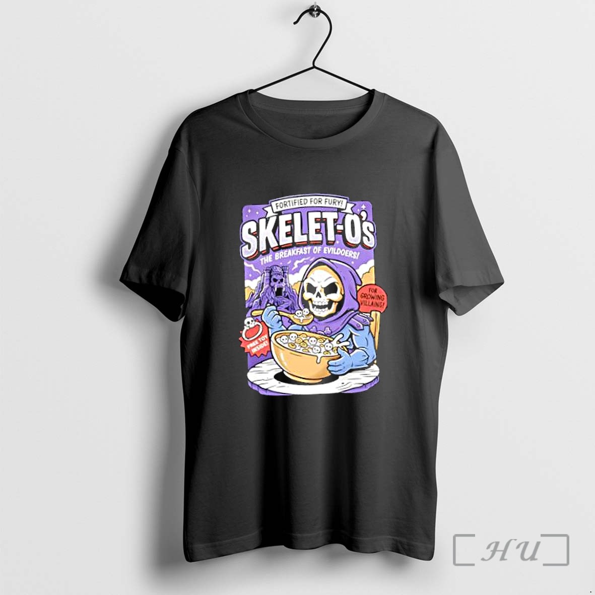 Officials Skeletor Fortified For Fury Skelet Os Breakfast Masters Of The Universe Premium T Shirts Sweater Hoodie