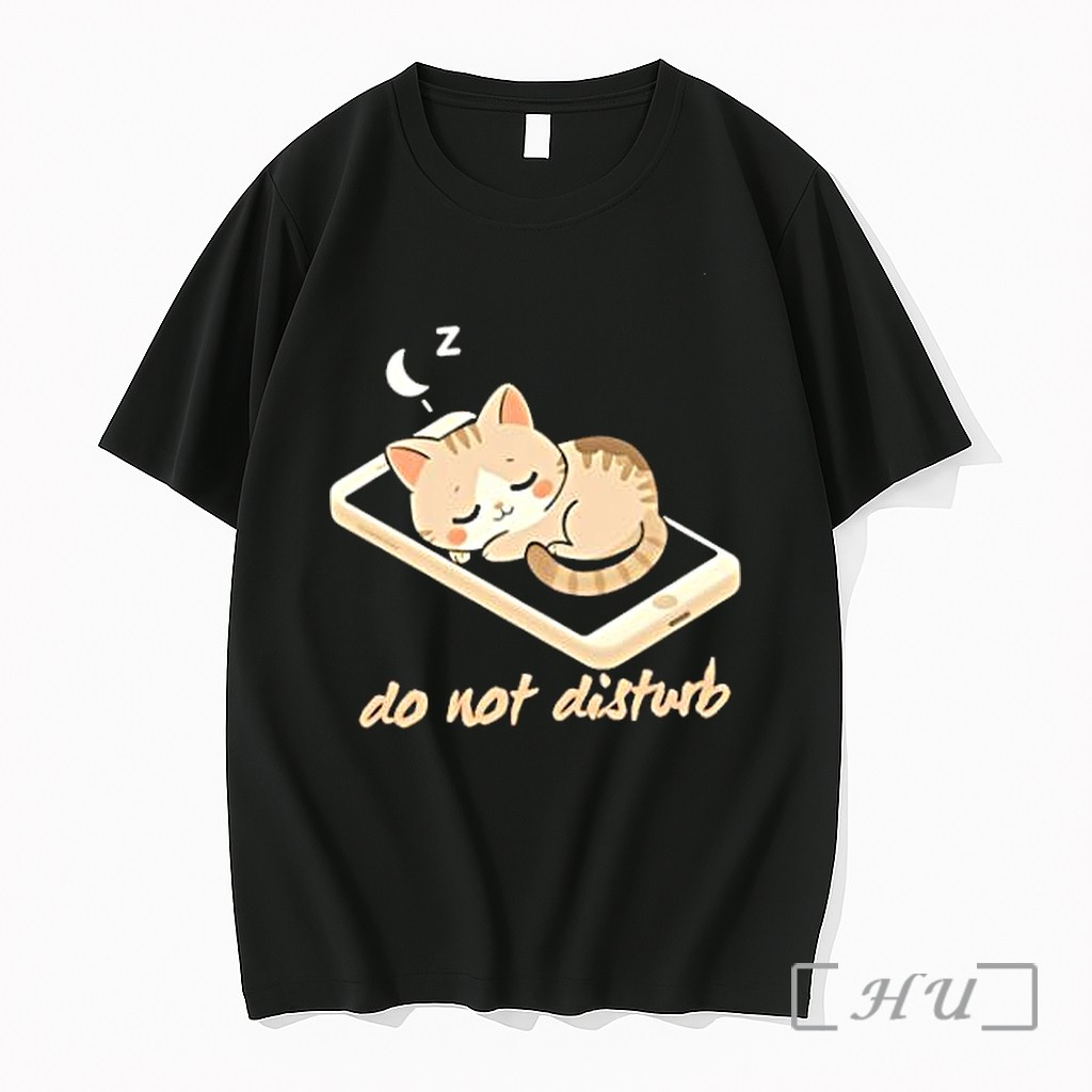 Officials Sleeping Tabby Cat Do Not Disturb Phone Theme Kawaii Animal Art Lover Premium T Shirts Sweater Hoodie