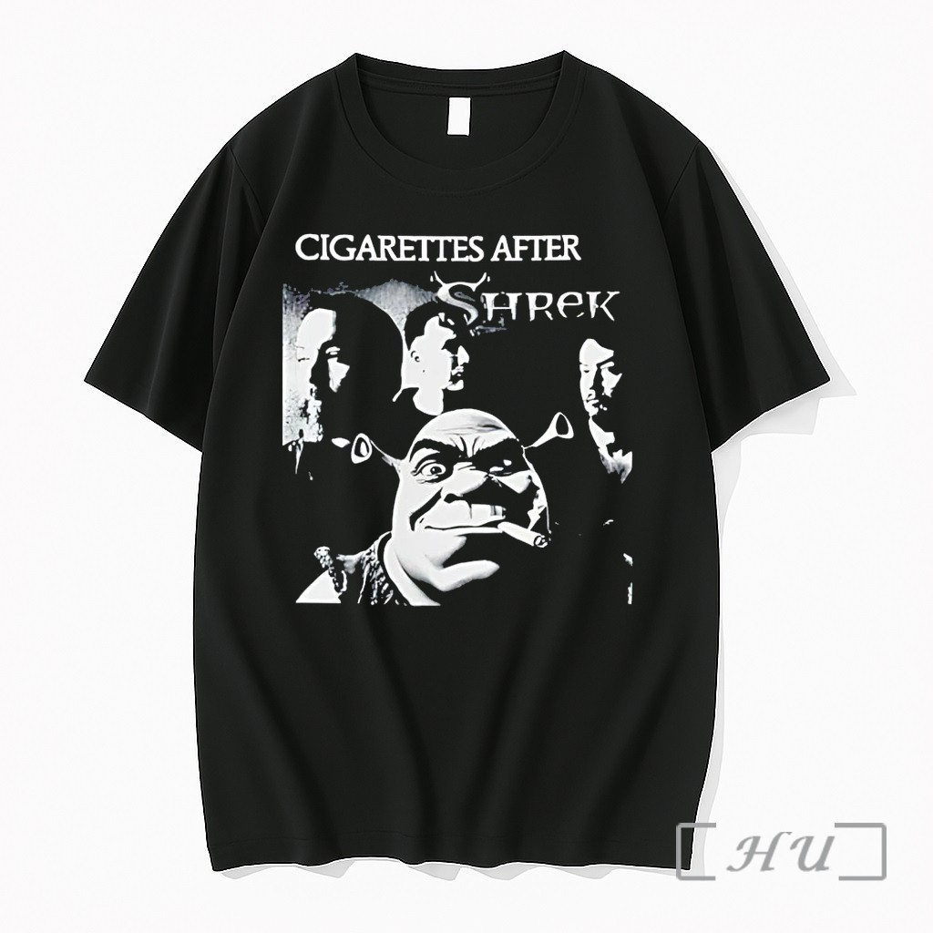 Officials Smutty Memories Shrek Smoking Cigarettes After Shrek Premium T Shirts Sweater Hoodie