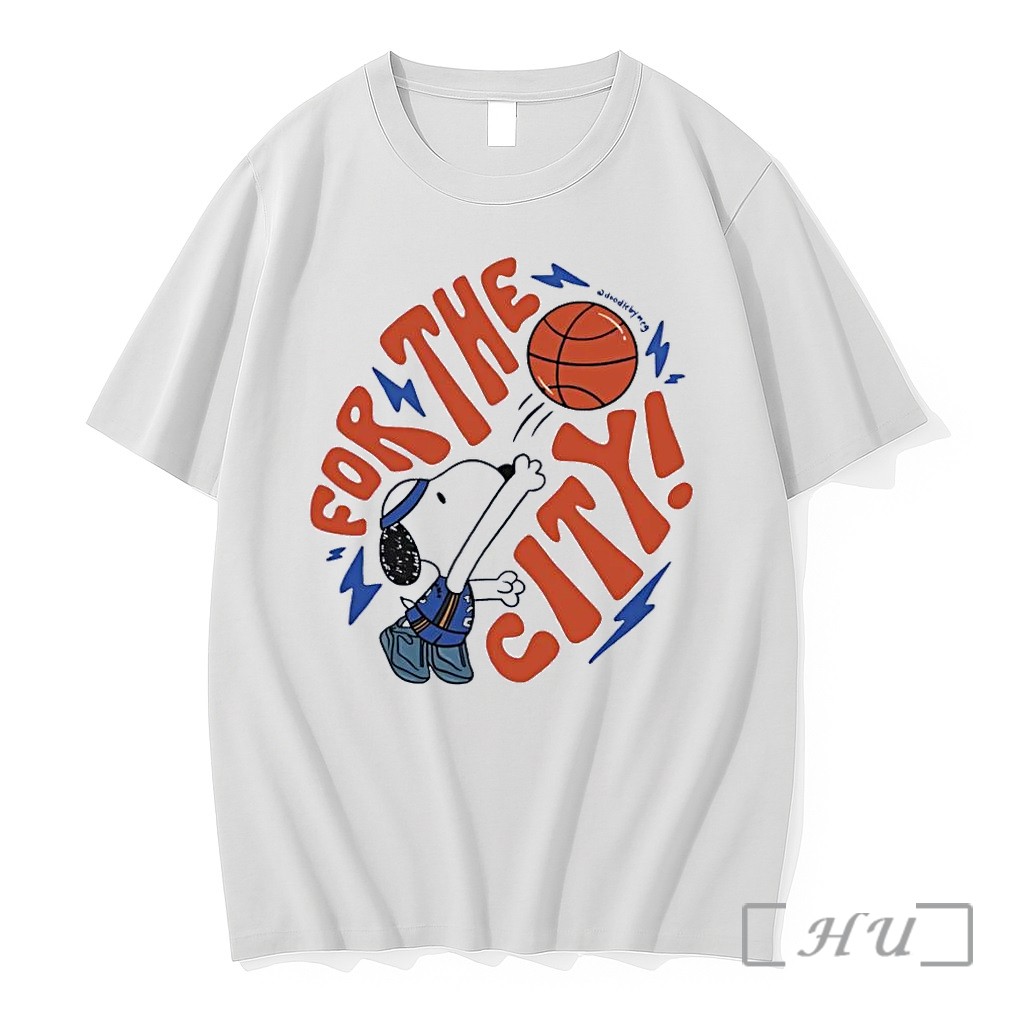 Officials Snoopy Oklahoma City Thunder Nba For The City White Premium T Shirts Sweater Hoodie