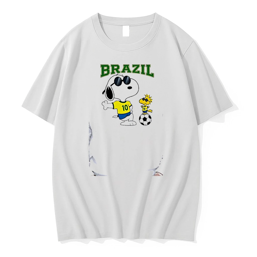 Officials Snoopy Woodstock Brazil National Football Team Premium T Shirt Sweatshirt Hoodie