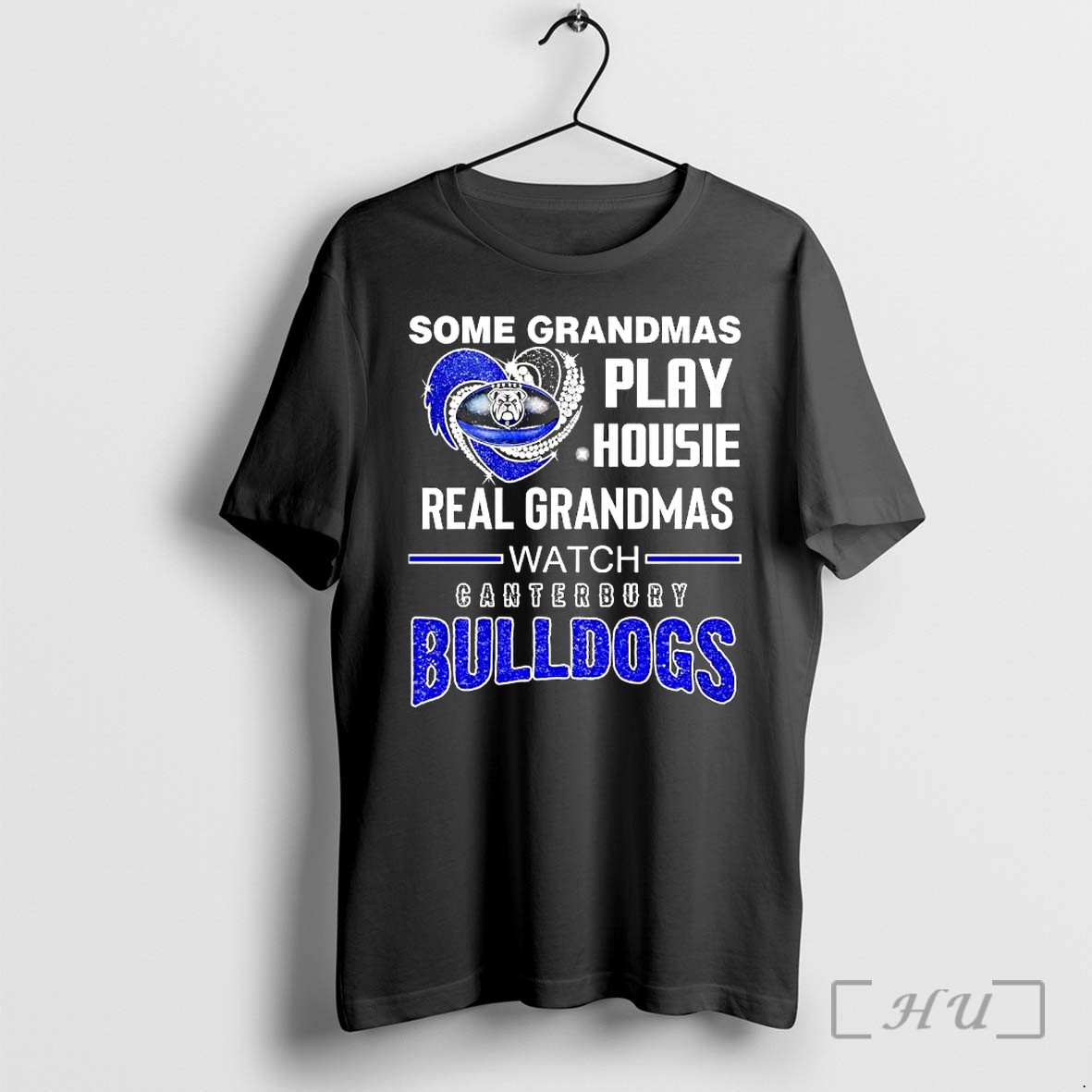 Officials Some Grandmas Play Housie Real Grandmas Watch Canterbury Bulldogs Heart Diamond Premium T Shirts Sweater Hoodie