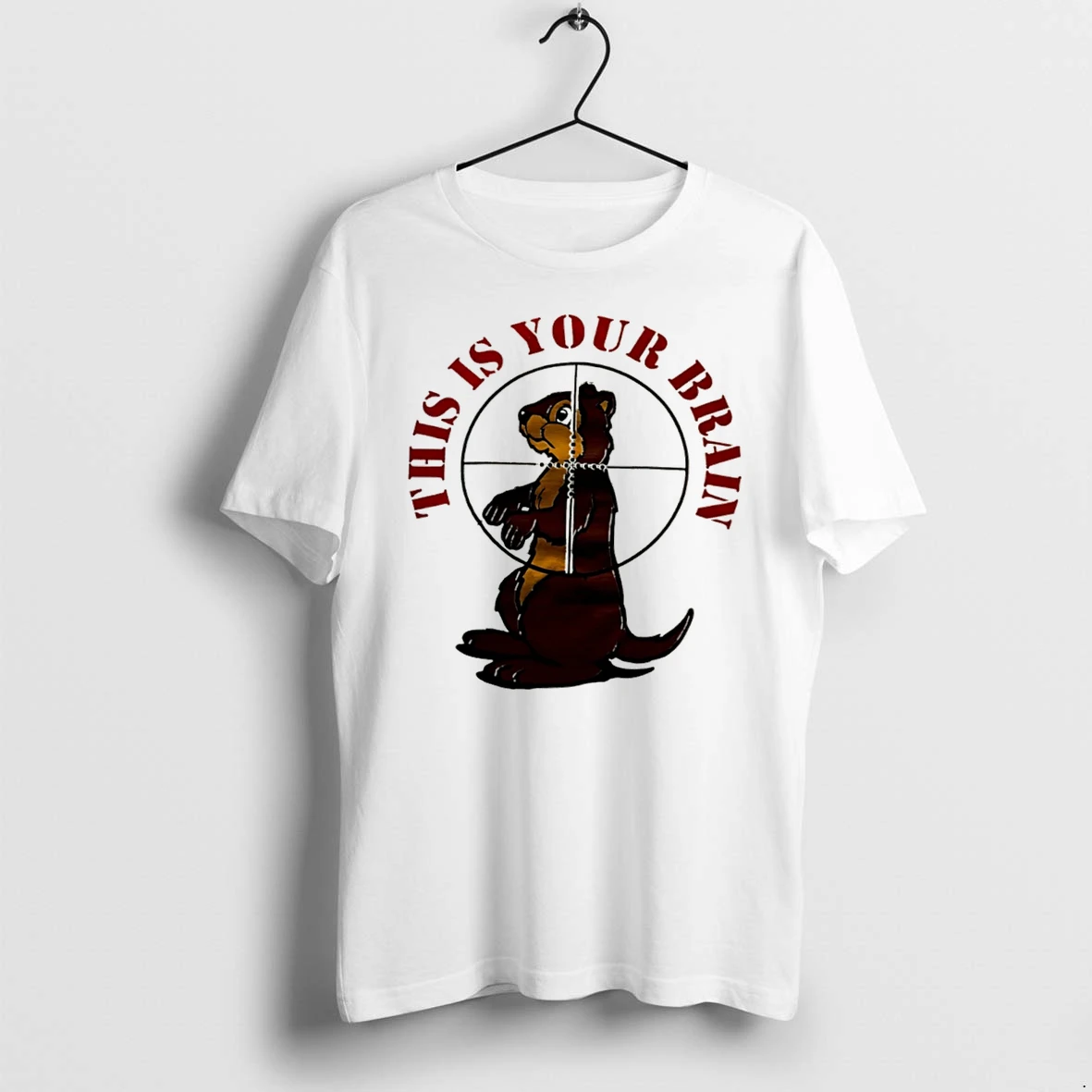 Officials Squirrel This Is Your Brain Tee Premium T Shirt Sweatshirt Hoodie
