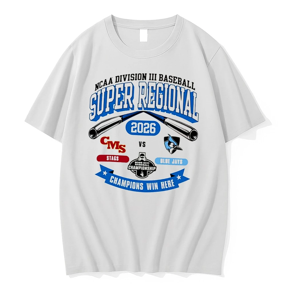Officials Stags Vs Blue Jays 2026 Division Iii Baseball Super Regional Champions Win Here Tee Premium T Shirt Sweatshirt Hoodie