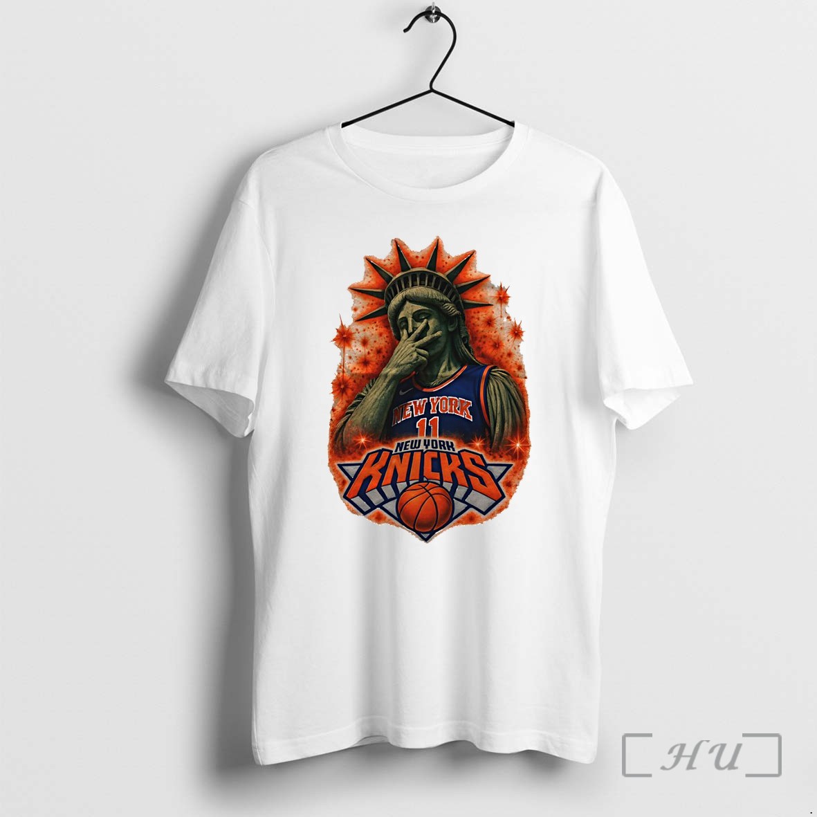 Officials Statue Of Liberty Jalen Brunson New York Knicks Basketball Player 11 Premium T Shirts Sweater Hoodie