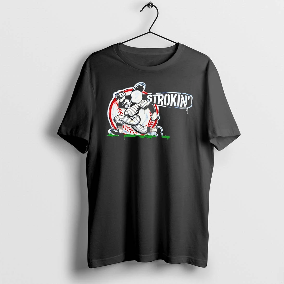 Officials Strokin Baseball Player Batter Sports Hitter Tee Premium T Shirt Sweatshirt Hoodie