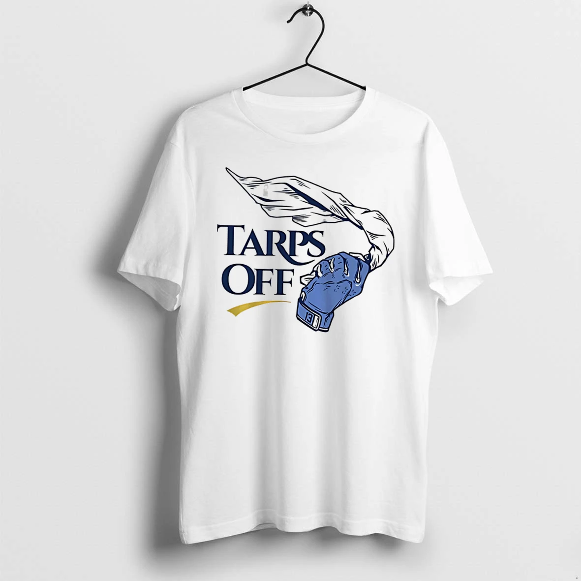 Officials Tampa Bay Baseball Tarps Off Tee Premium T Shirt Sweatshirt Hoodie
