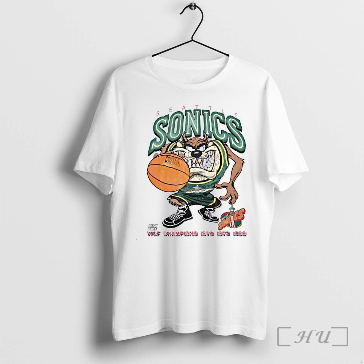 Officials Taz Looney Tunes Seattle Seattle Nba Wcf Champions 1978 1979 Premium T Shirts Sweater Hoodie