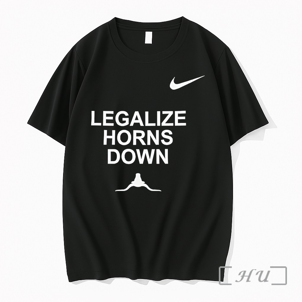 Officials Texas Longhorns Legalize Horns Down Nike Logo Premium T Shirts Sweater Hoodie
