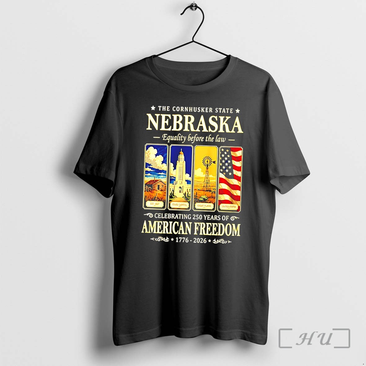 Officials The Cornhusker State Nebraska Celebrating 250 Years Of American Freedom Tee Premium T Shirts Sweater Hoodie