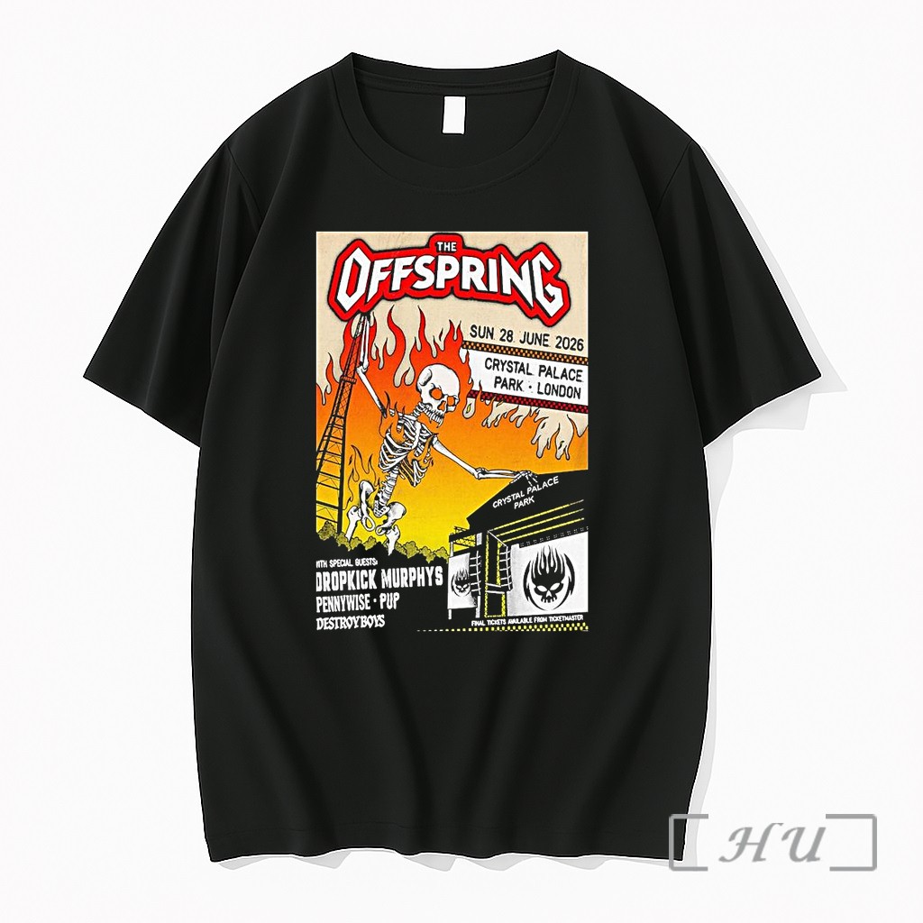 Officials The Offspring June 28 2026 Concert Crystal Palace Park London 1 Premium T Shirts Sweater Hoodie
