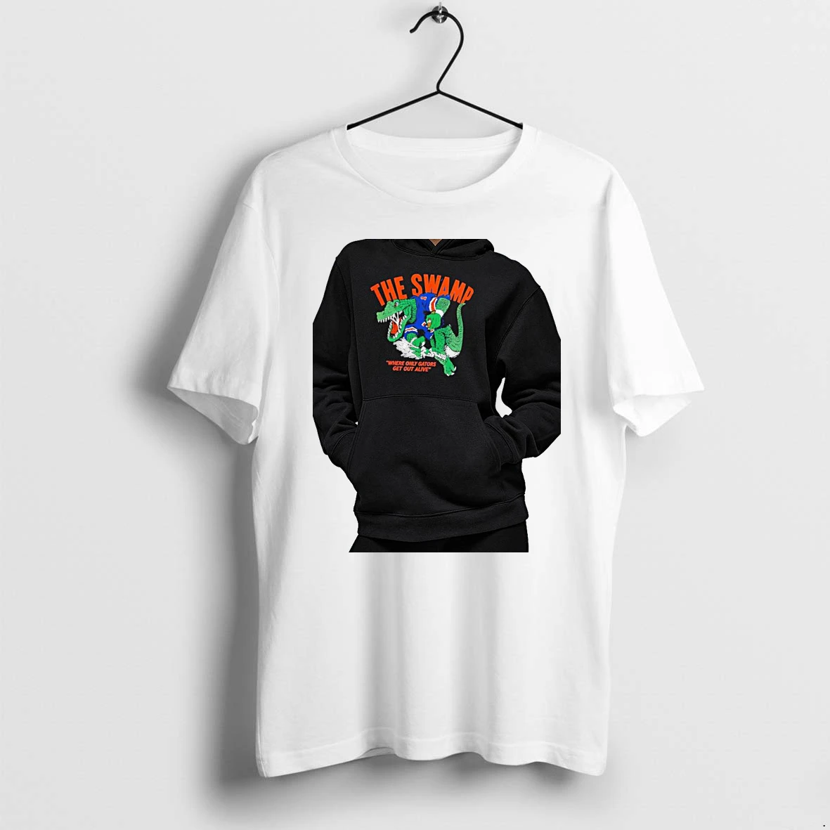 Officials The Swamp Where Only Gators Get Out Alive Premium T Shirt Sweatshirt Hoodie