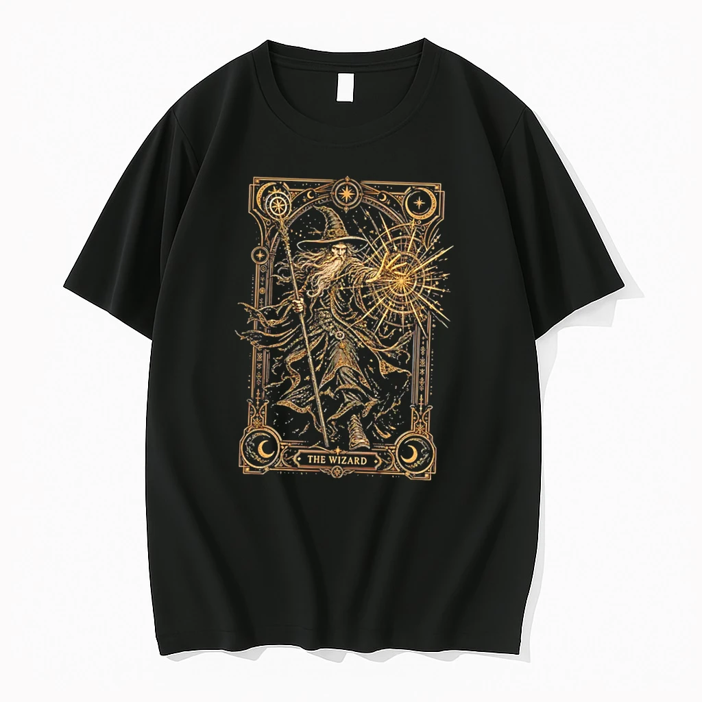 Officials The Wizard Tarot Card Mystical Magic Spellcaster Tee Premium T Shirt Sweatshirt Hoodie