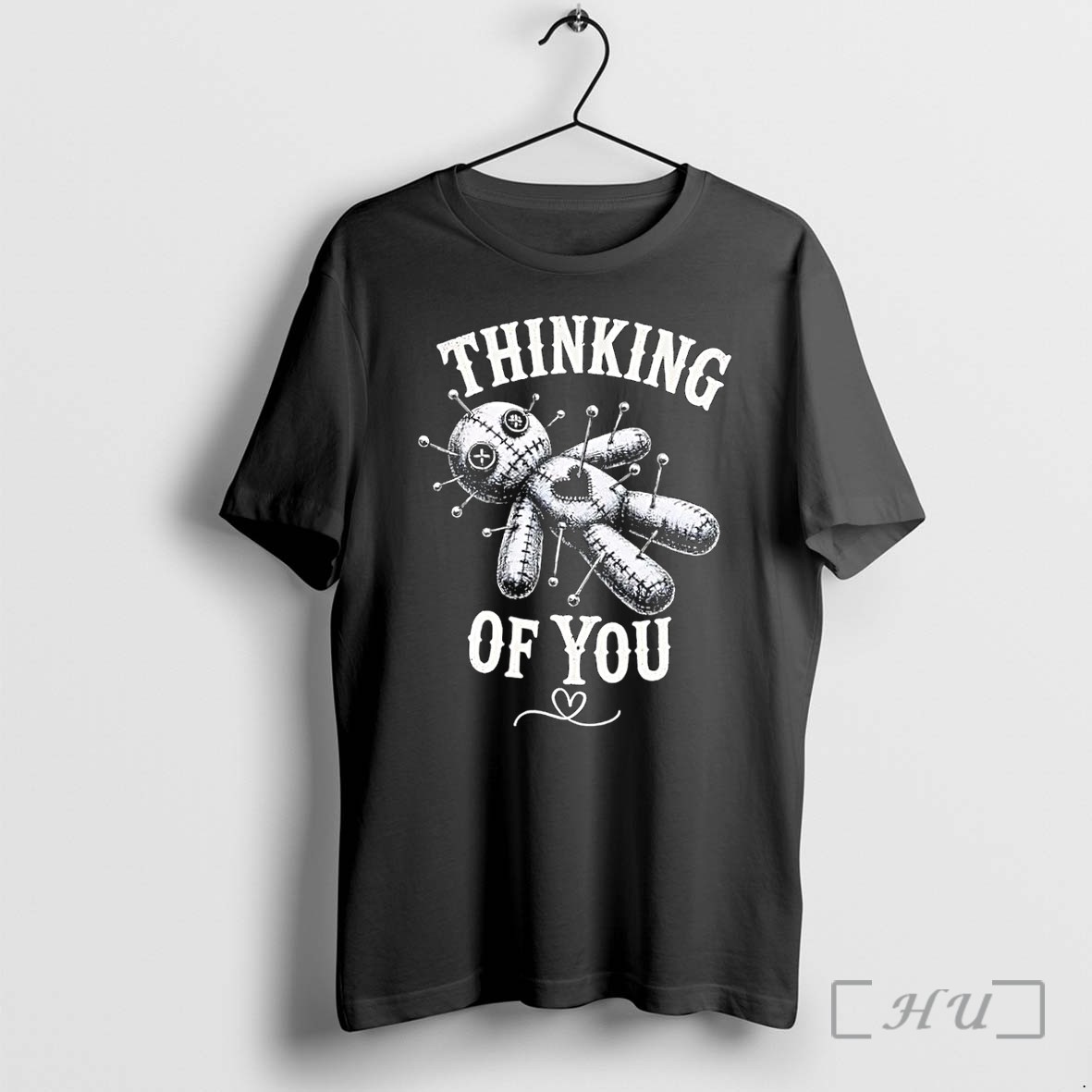Officials Thinking Of You Voodoo Doll Cotton Black Premium T Shirts Sweater Hoodie