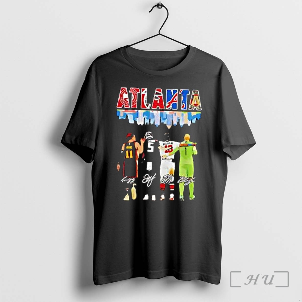 Officials Trae Young Ronald Acuna Jr Atlanta Hawks Falcons Braves United Fc Nba Nfl Mlb Mls Signature Premium T Shirts Sweater Hoodie