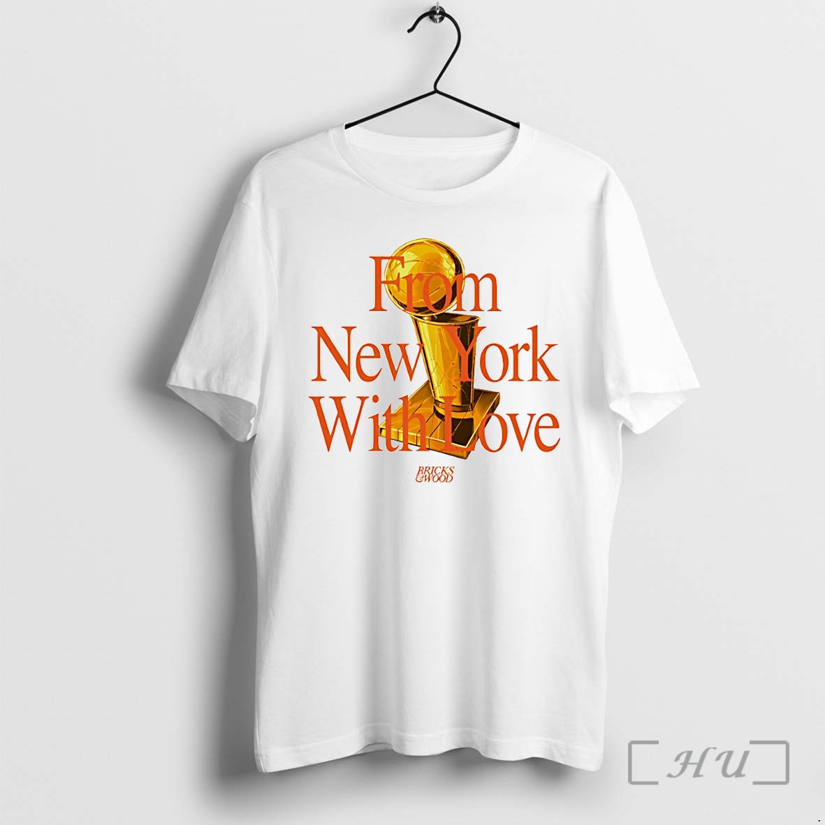 Officials Trophy From New York With Love Bricks And Wood New York Knicks Basketball Championship 2026 Premium T Shirts Sweater Hoodie