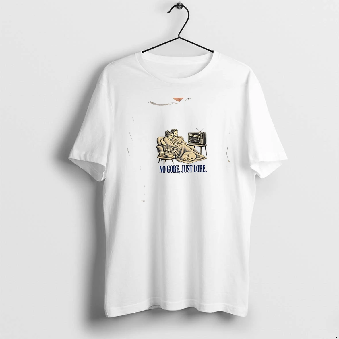 Officials True Crime Lore Couple With Dog And Cat On Television No Gore Just Lore Premium T Shirt Sweatshirt Hoodie