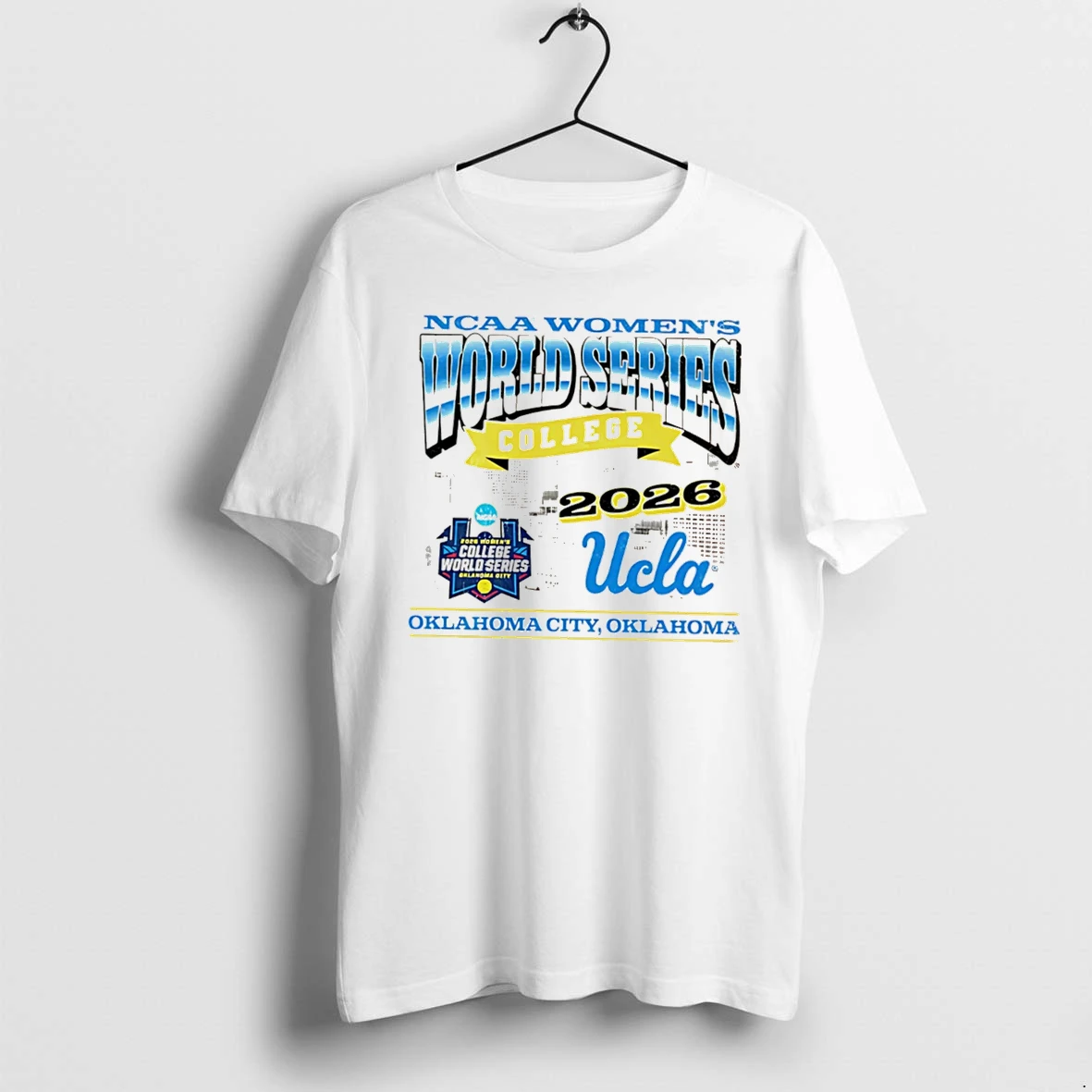 Officials Ucla Softball 2026 Womens College World Series Skyline Tee Premium T Shirt Sweatshirt Hoodie