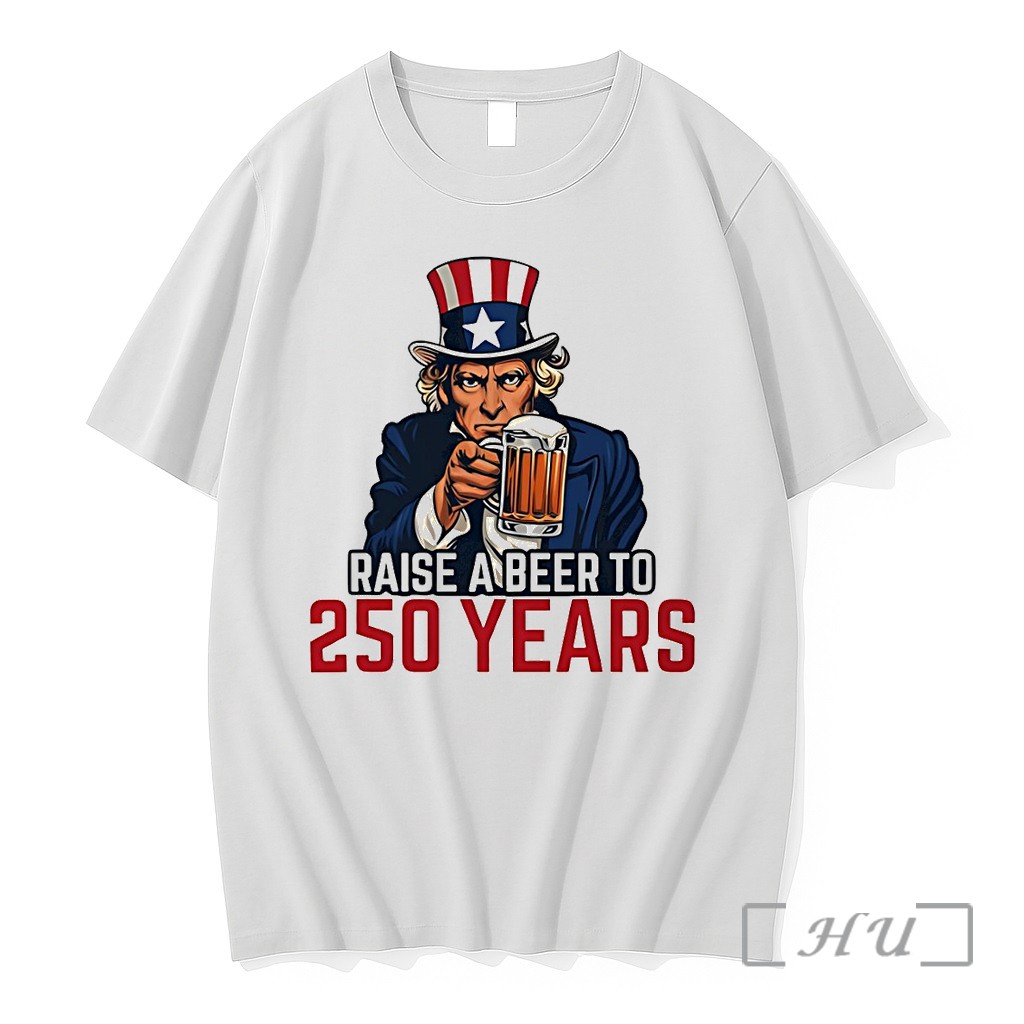 Officials Uncle Sam Raise A Beer To 250 Years Premium T Shirts Sweater Hoodie
