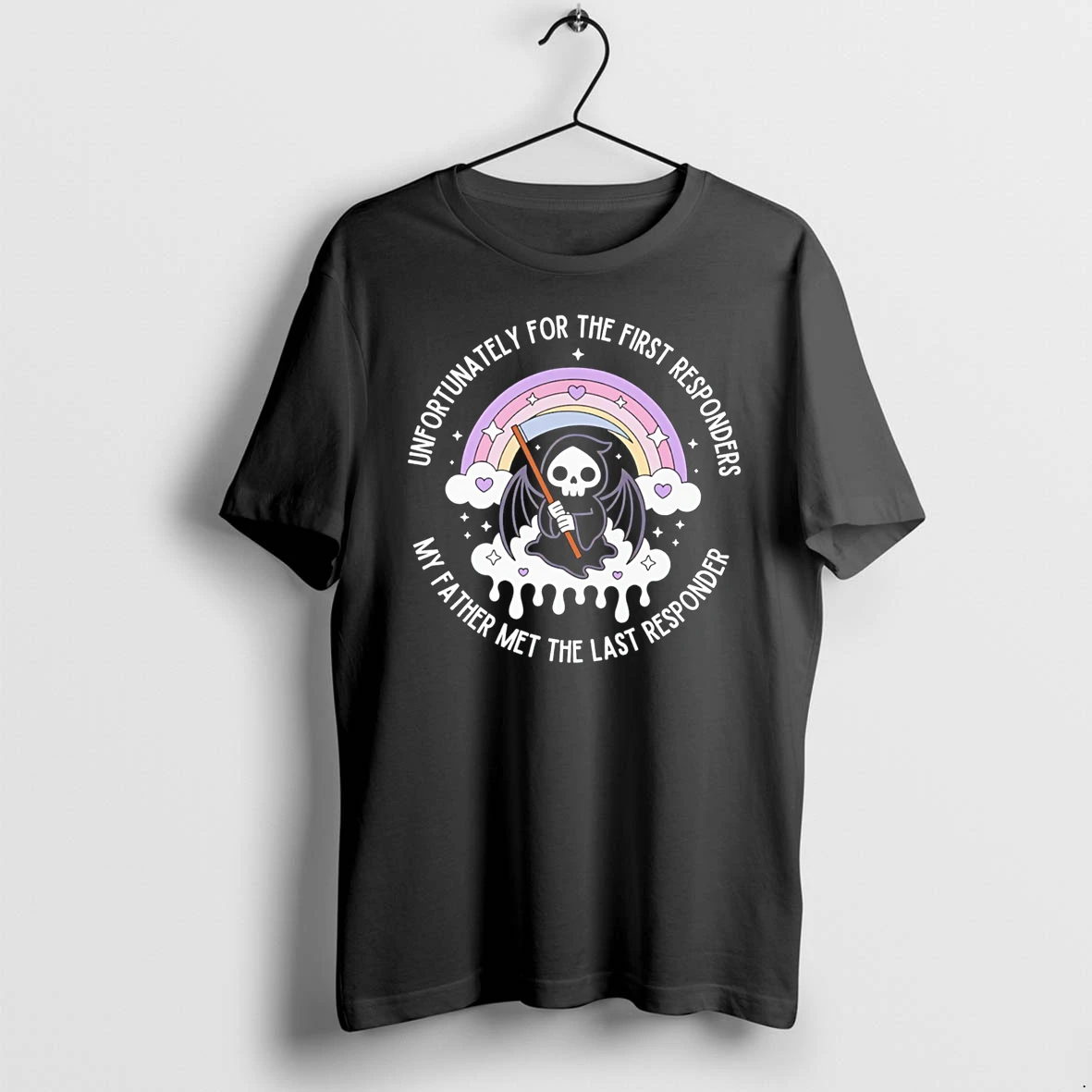 Officials Unfortunately For The First Responders My Father Met The Last Responder Tee Premium T Shirt Sweatshirt Hoodie