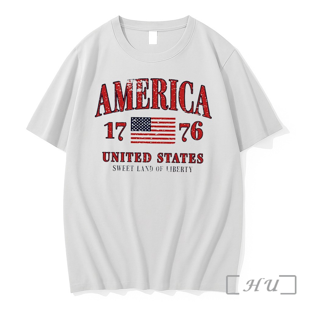 Officials United States Sweet Land Of Liberty America 4th Of July Preppy Patriotic Tee Premium T Shirts Sweater Hoodie