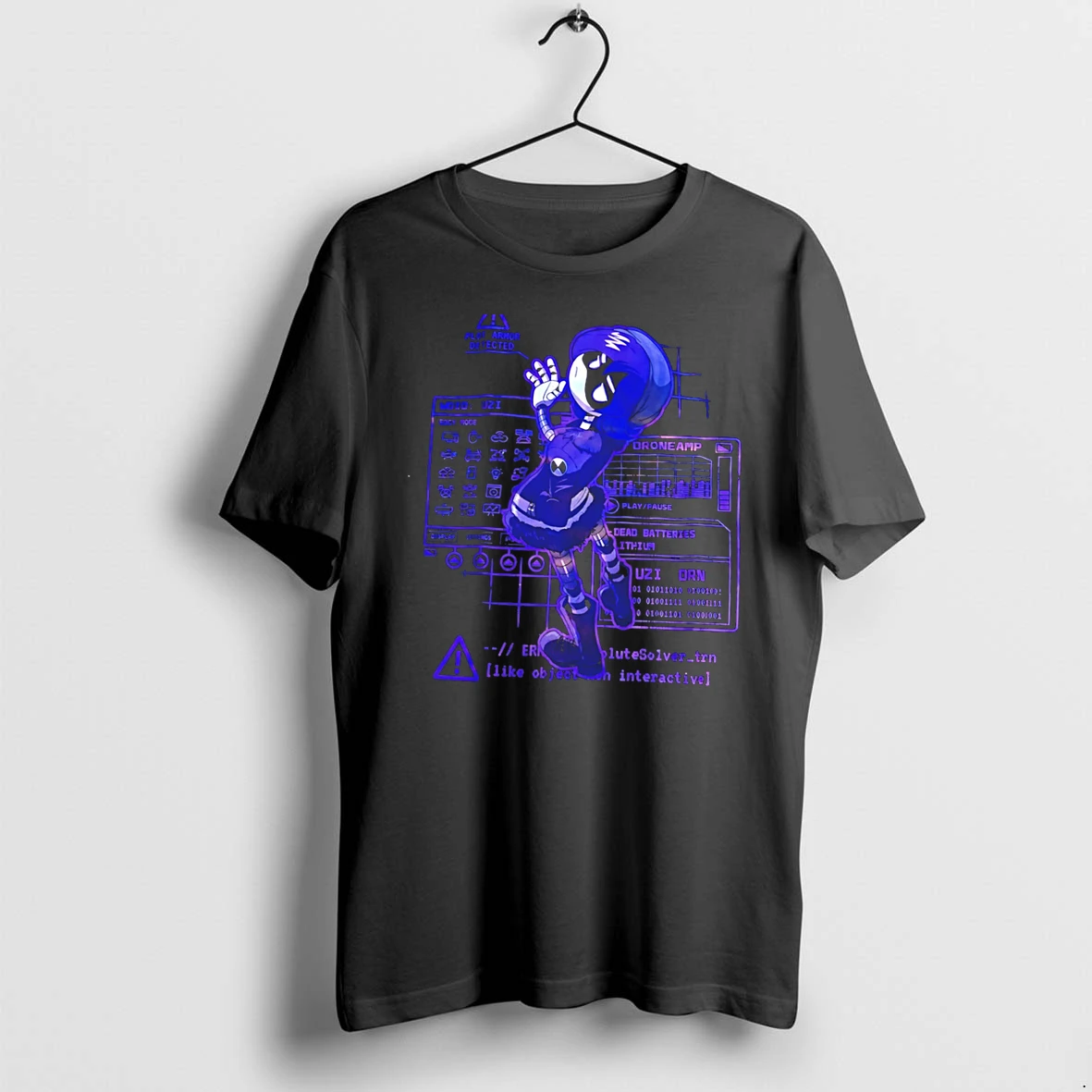 Officials Uzi Doorman Plot Armor Detected Murder Drones Tee Premium T Shirt Sweatshirt Hoodie