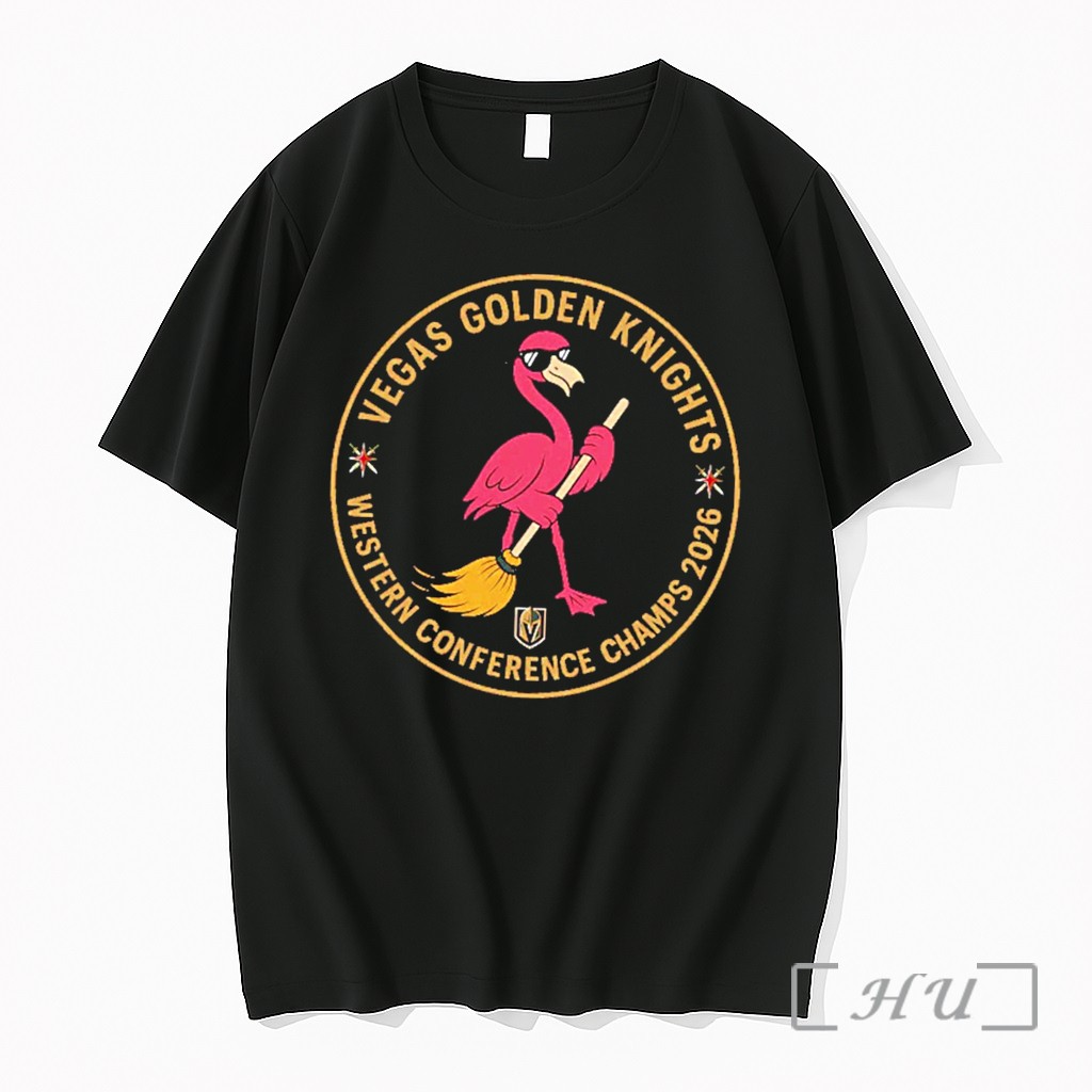 Officials Vegas Golden Knights 2026 Western Conference Final Flamingo Sweep Tee Premium T Shirts Sweater Hoodie