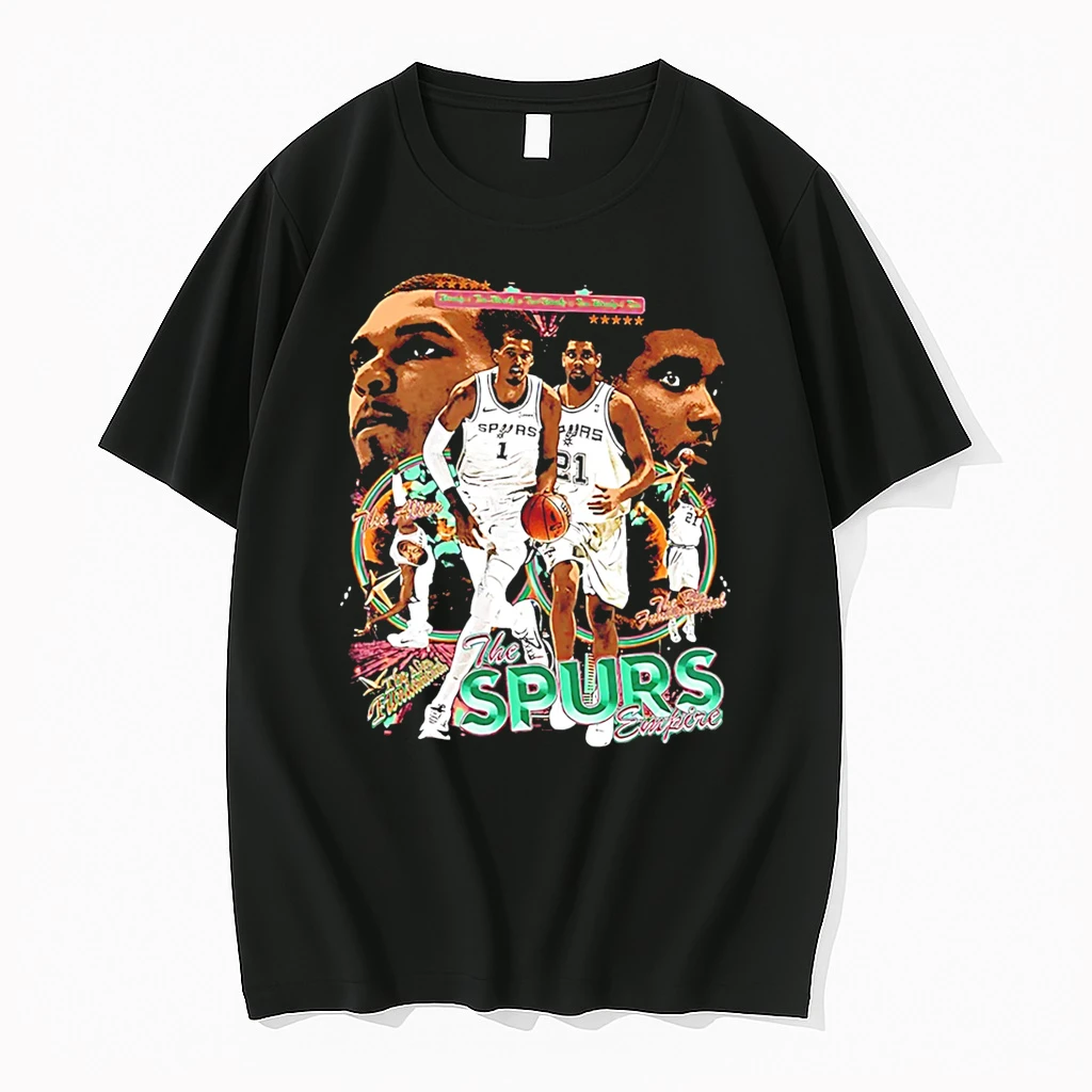 Officials Victor Wembanyama And Tim Duncan Basketball Player Graphic Tee Premium T Shirt Sweatshirt Hoodie