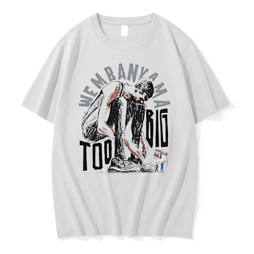 Officials Victor Wembanyama San Antonio Spurs Basketball Too Big Art Cartoon 1 Premium T Shirt Sweatshirt Hoodie