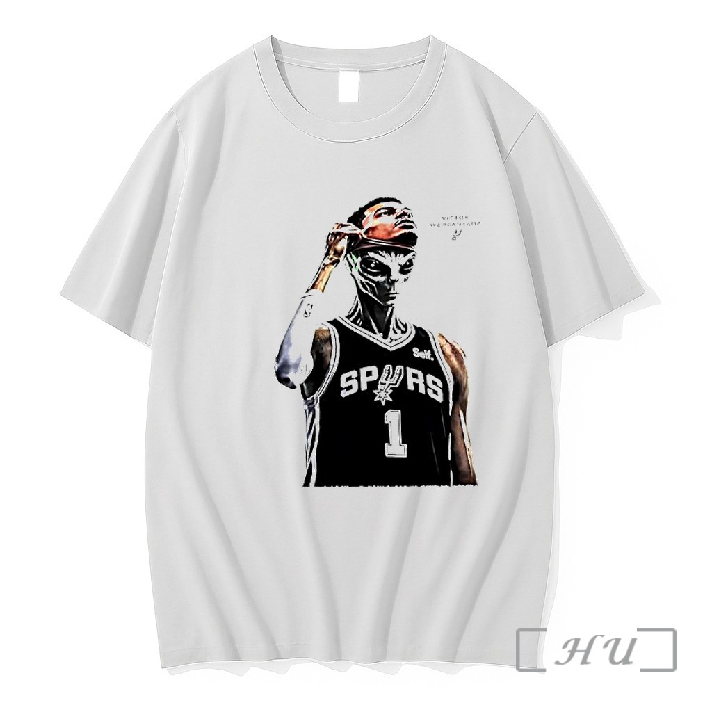 Officials Victor Wembanyama San Antonio Spurs Nba Finals 2026 The Alien Mask Premium T Shirts Sweater Hoodie