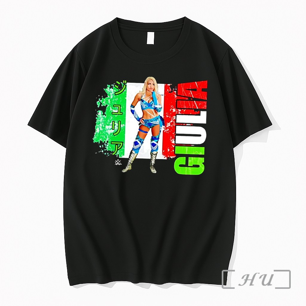 Officials Wwe Superstar Giulia Posing Graphic Giulia Julia Black Premium T Shirts Sweater Hoodie