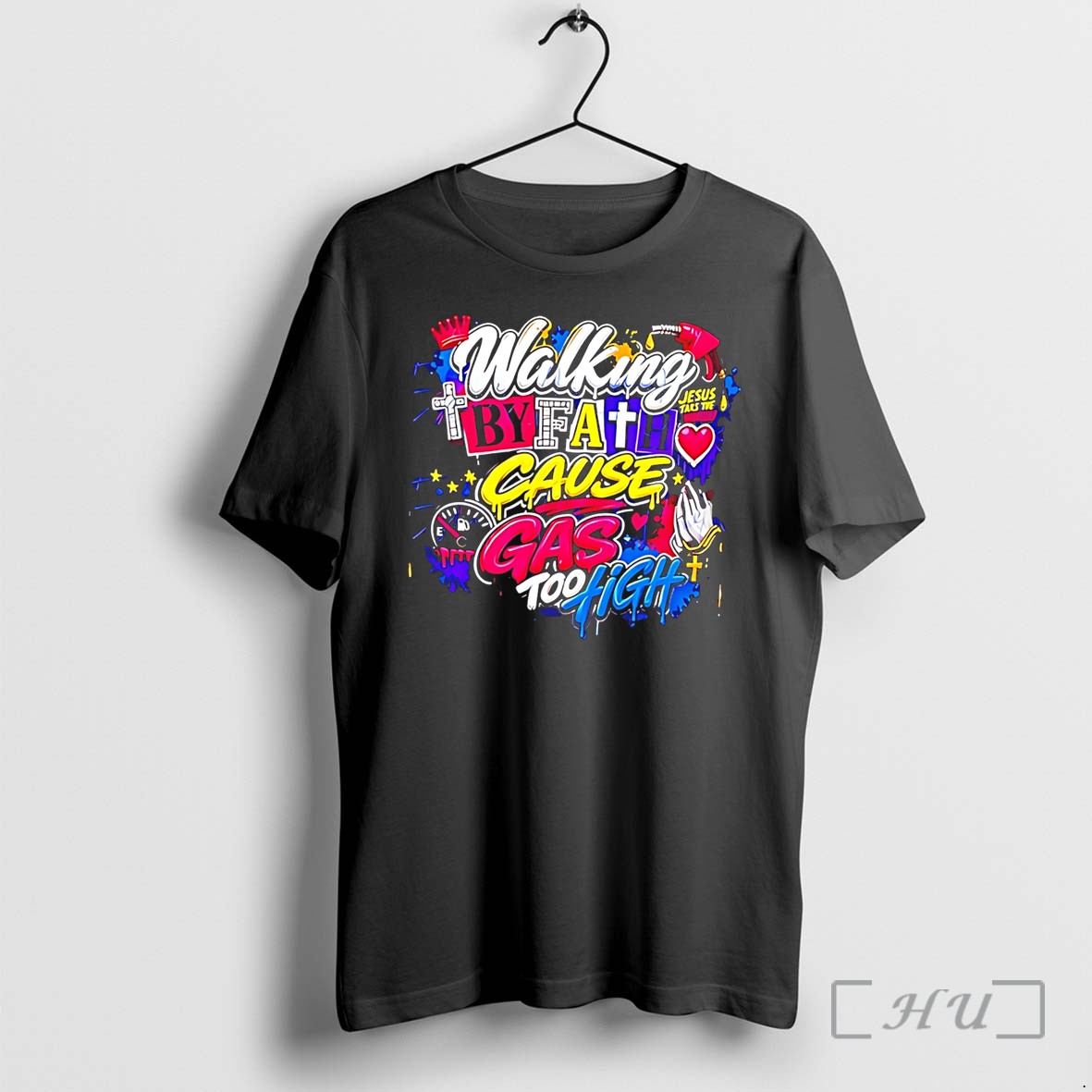 Officials Walking By Fath Cause Gas Too High Graphic Tee Premium T Shirts Sweater Hoodie