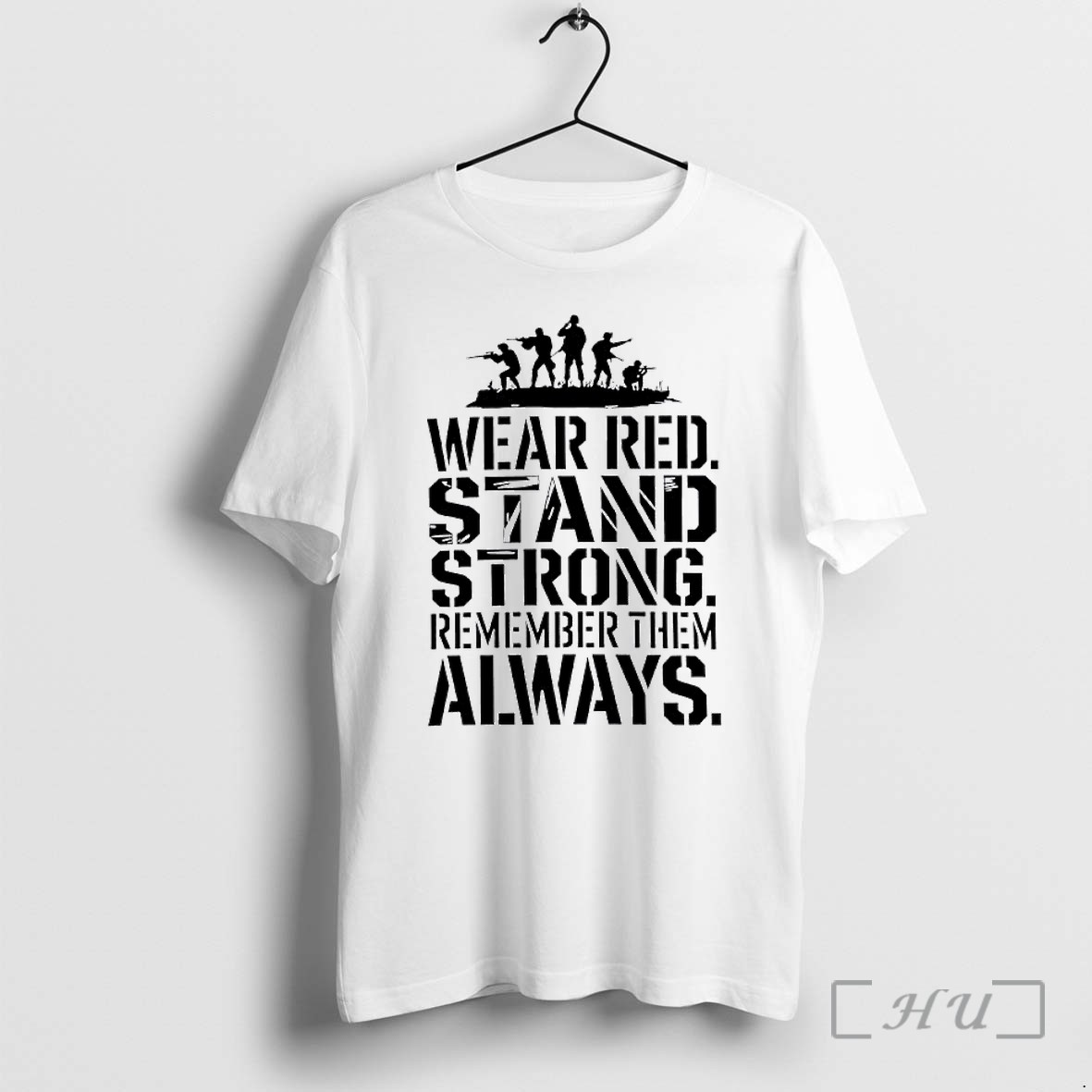Officials Wear Red Stand Strong Remember Them Alway Premium T Shirts Sweater Hoodie