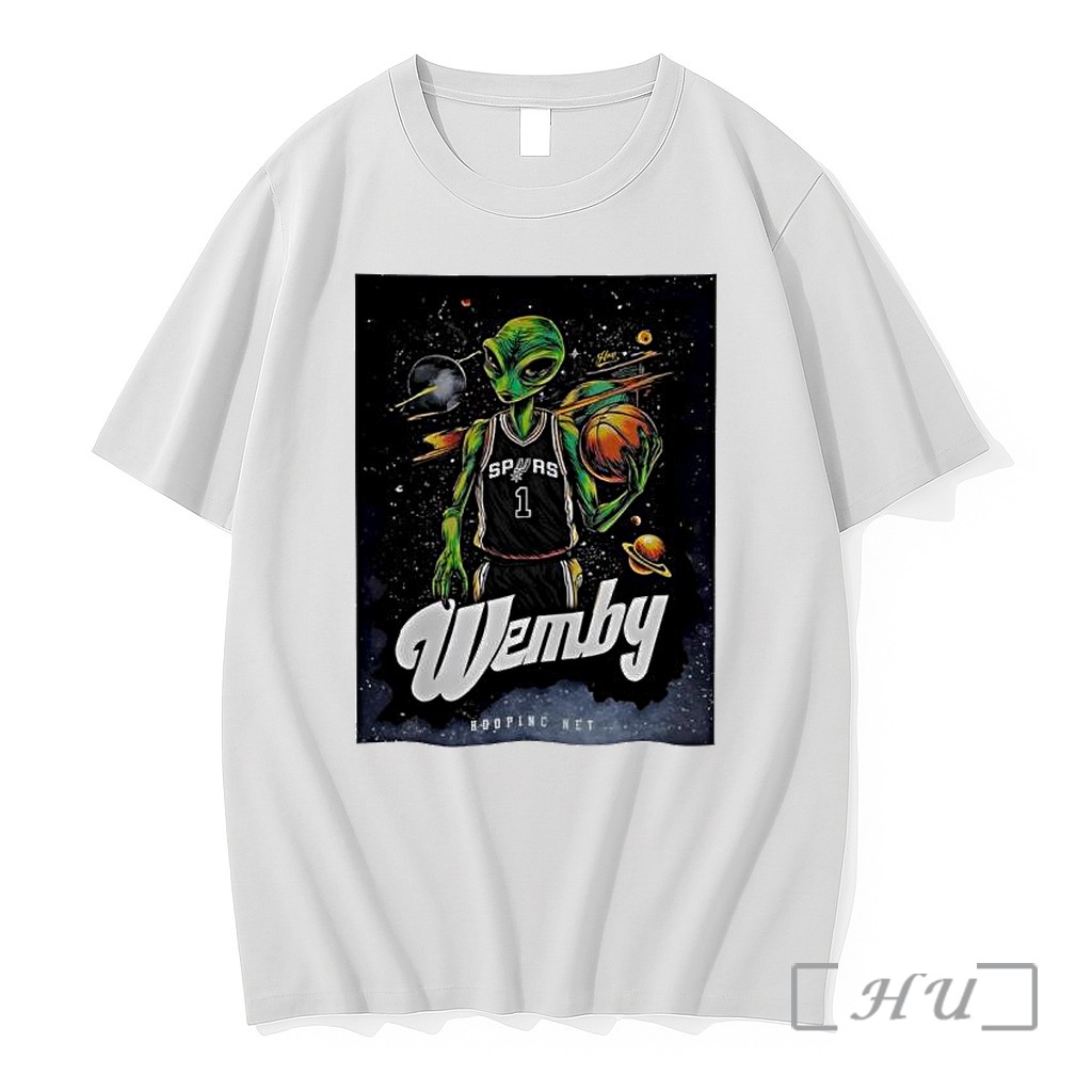 Officials Wemby Alien Victor Wembanyama Spurs Graphic Premium T Shirts Sweater Hoodie