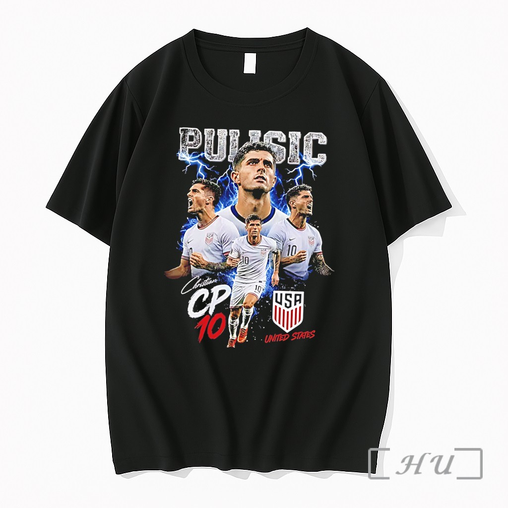 Officials World Cup 2026 Christian Pulisic United States Graphic Tee Premium T Shirts Sweater Hoodie