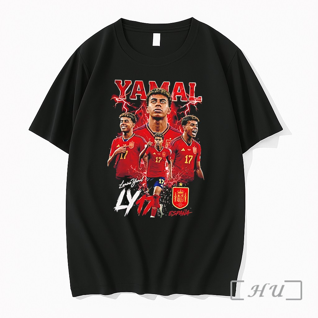 Officials World Cup 2026 Lamine Yamal Espana Graphic Tee Premium T Shirts Sweater Hoodie