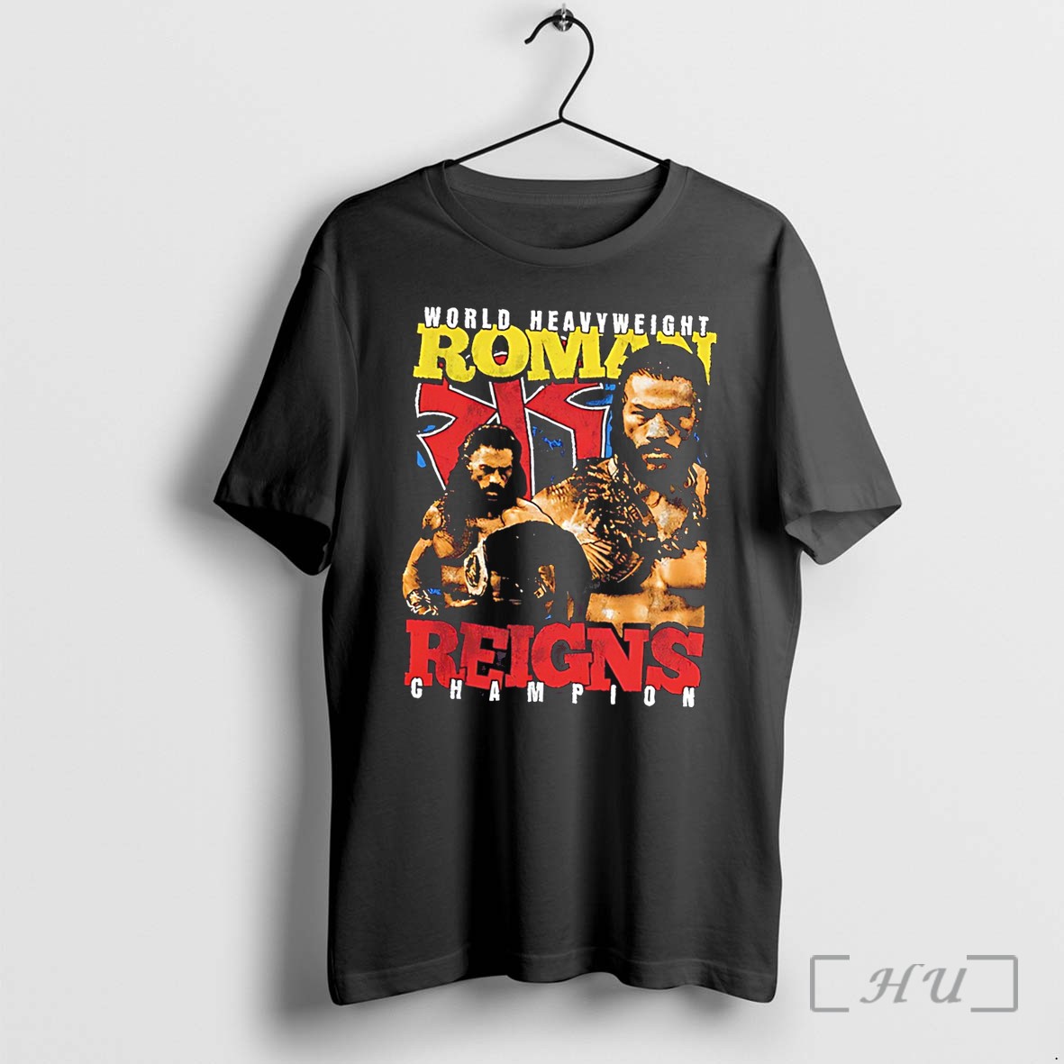 Officials World Heavyweight Champion Roman Reigns Illustration Tee Premium T Shirts Sweater Hoodie