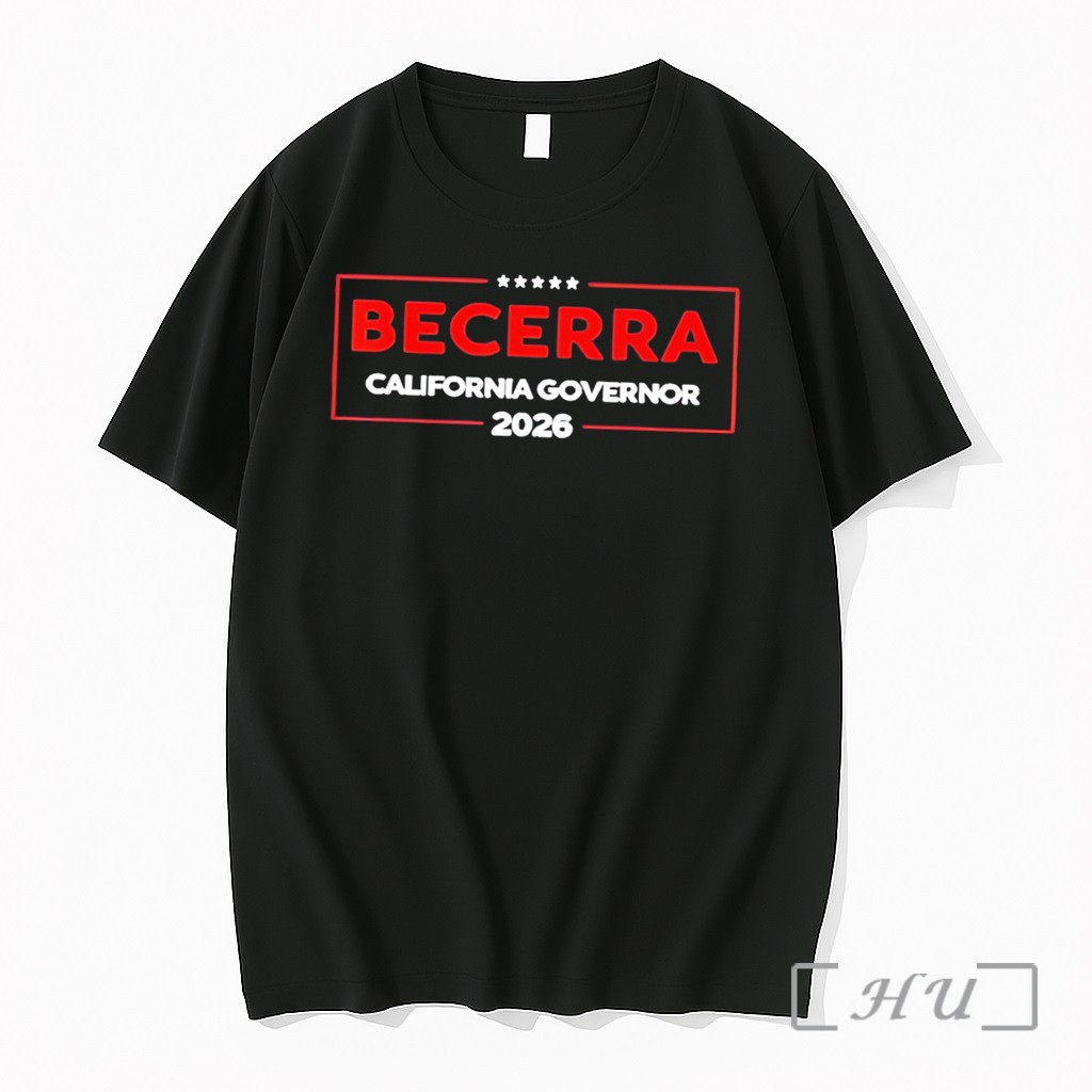 Officials Xavier Becerra For Governor Of California 2026 Us Flag Retro Tee Premium T Shirts Sweater Hoodie