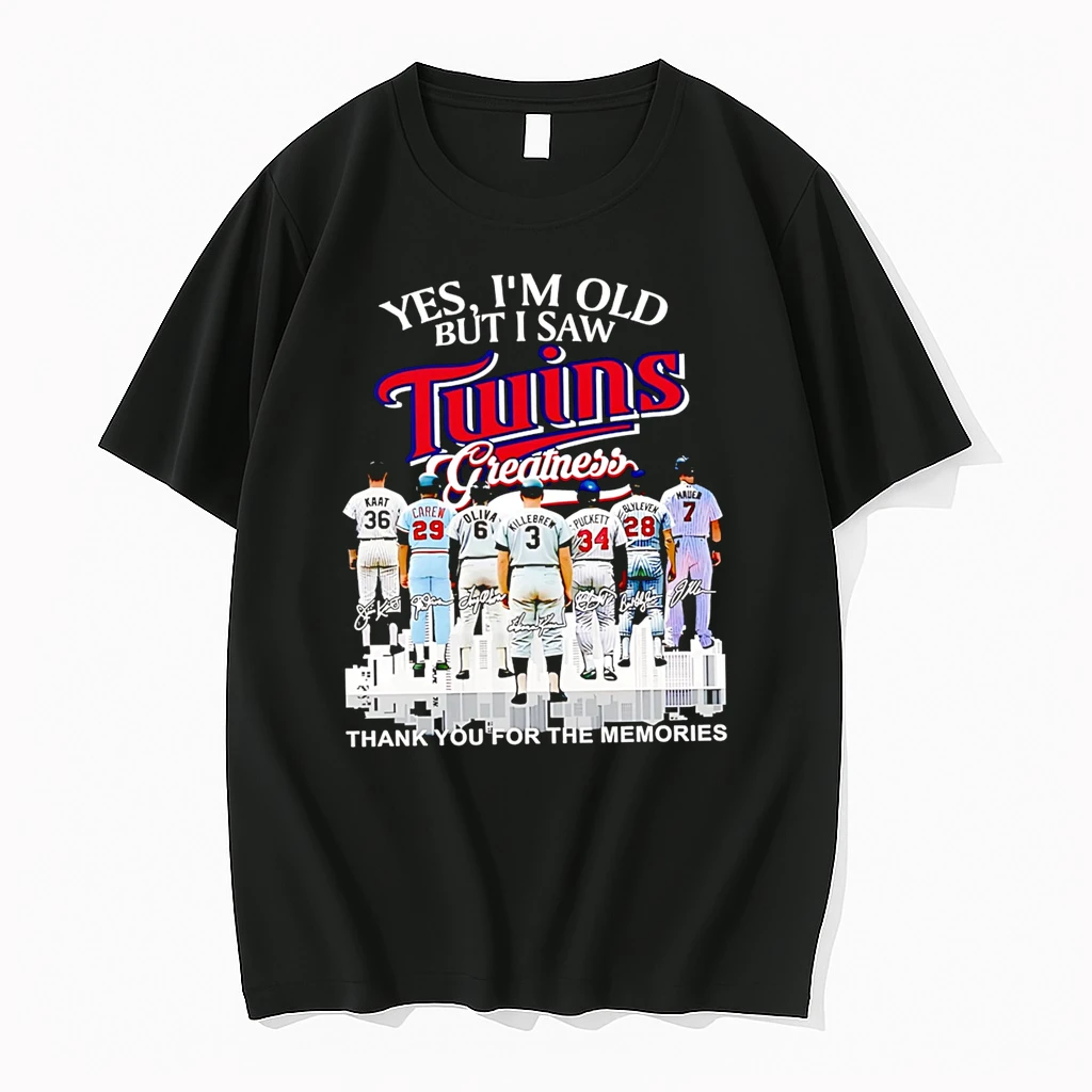 Officials Yes Im Old But I Saw Twins Greatness Minnesota Twins Mlb Premium T Shirt Sweatshirt Hoodie