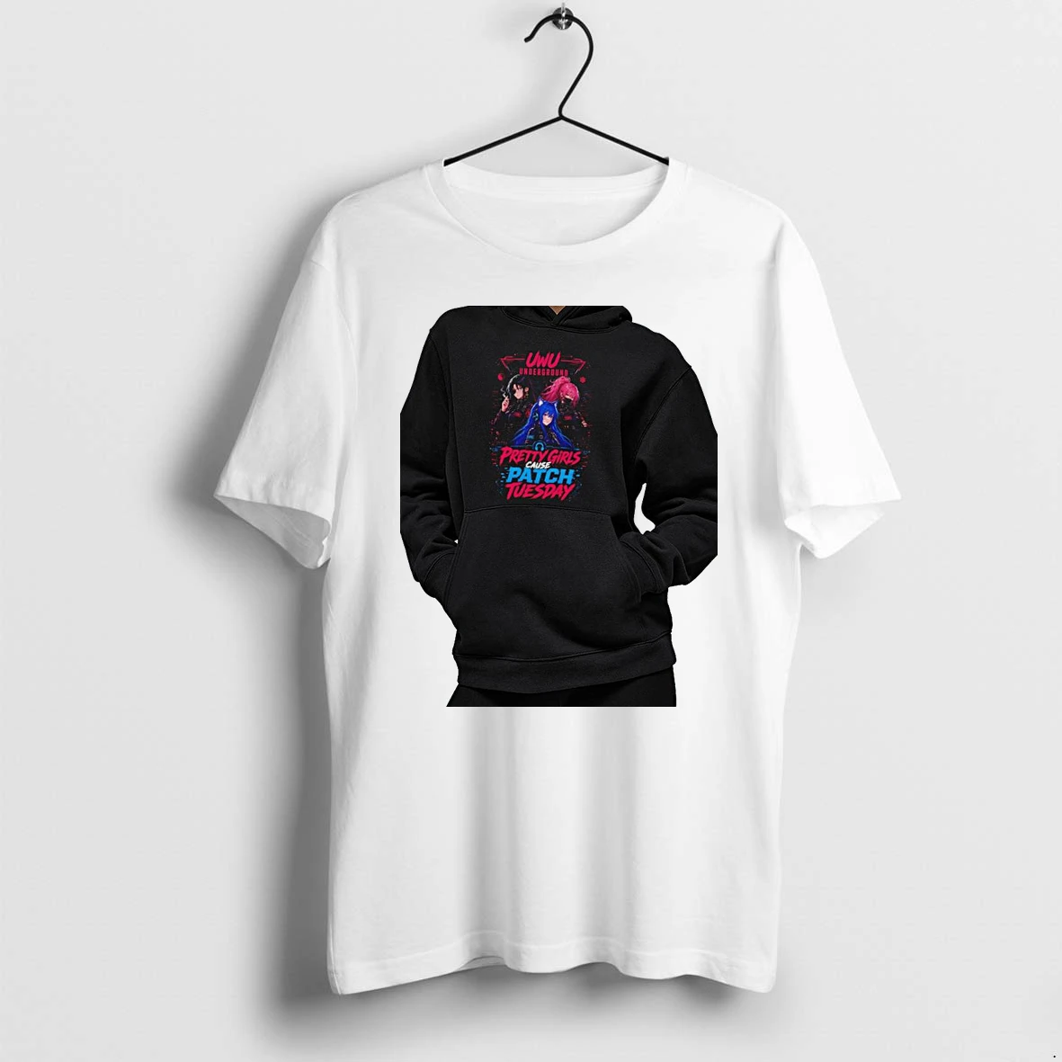 Officials Yin Yuma Yuki Uwu Underground Pretty Girls Cause Patch Tuesday Premium T Shirt Sweatshirt Hoodie