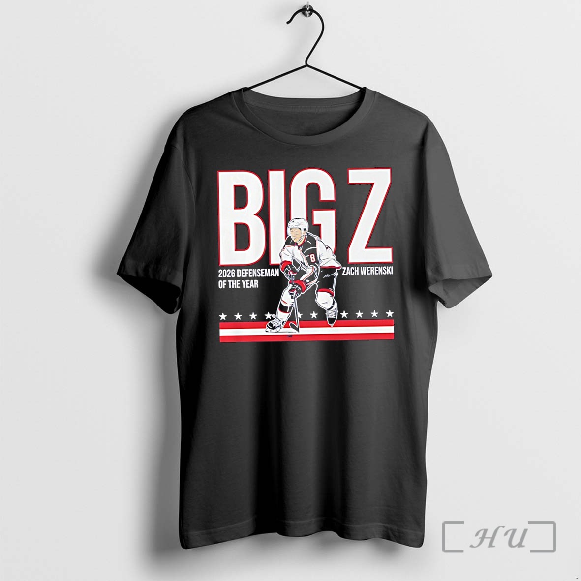 Officials Zach Werenski Big Z 2026 Defenseman Of The Year Premium T Shirts Sweater Hoodie