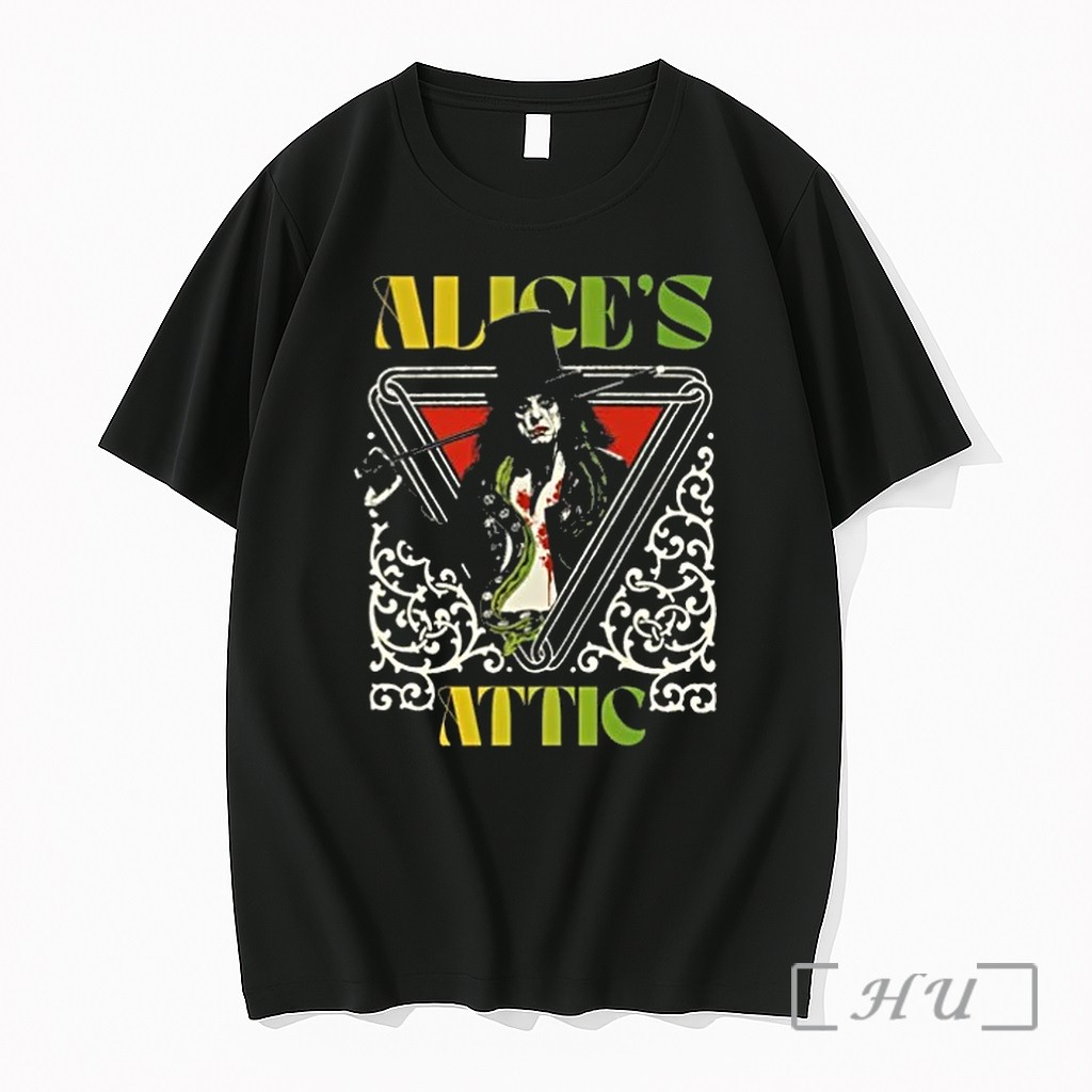 Officials Alice Cooper Alices Attic Tour Gradient 2026 Logo Premium T Shirts Sweater Hoodie