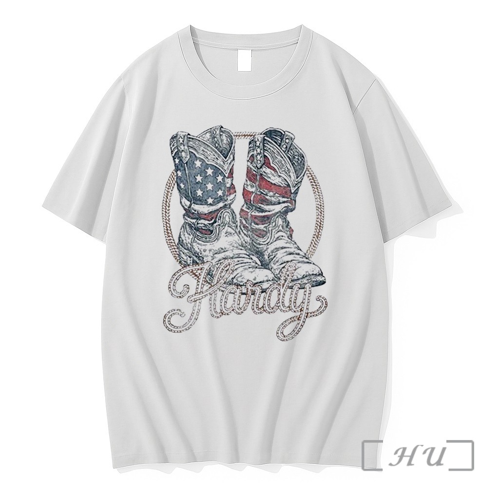 Officials Hardy Boots Americana Premium T Shirts Sweater Hoodie